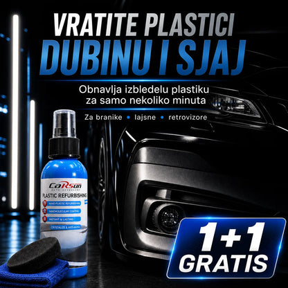 CARsun sredstvo za obnovu i sjaj auto plastike – 1+1 GRATIS | Za enterijer i eksterijer