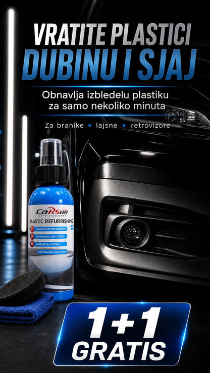 Carsun – Sredstvo za obnovu i sjaj plastike 1+1 GRATIS