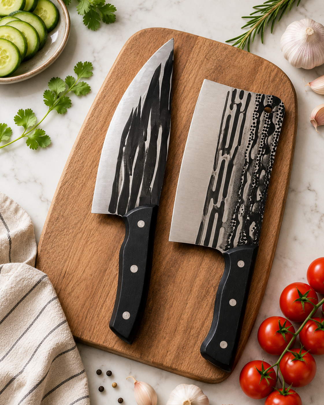 Chef PRO – Kuhinjski nož, satara ili Duo set | Izaberi varijantu