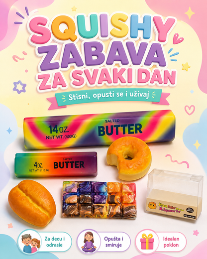 Antistres Squishy Set – veliki paket mekanih igračaka