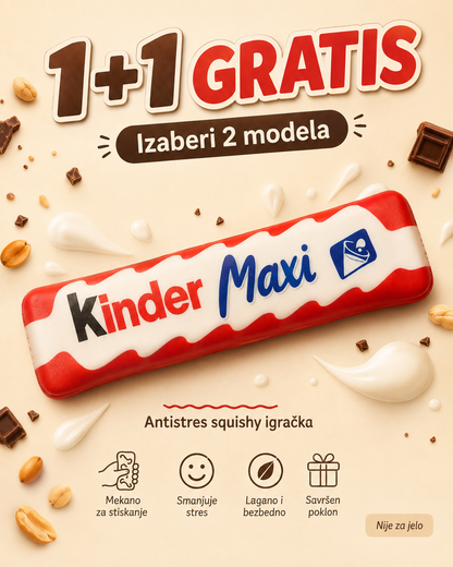 Antistres Squishy čokoladice – 1+1 GRATIS | Izaberi 2 modela