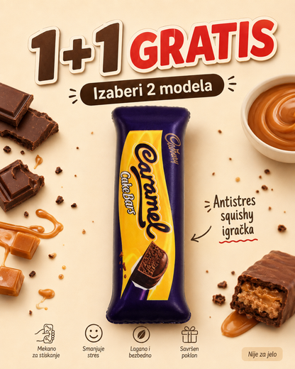 Antistres Squishy čokoladice – 1+1 GRATIS | Izaberi 2 modela