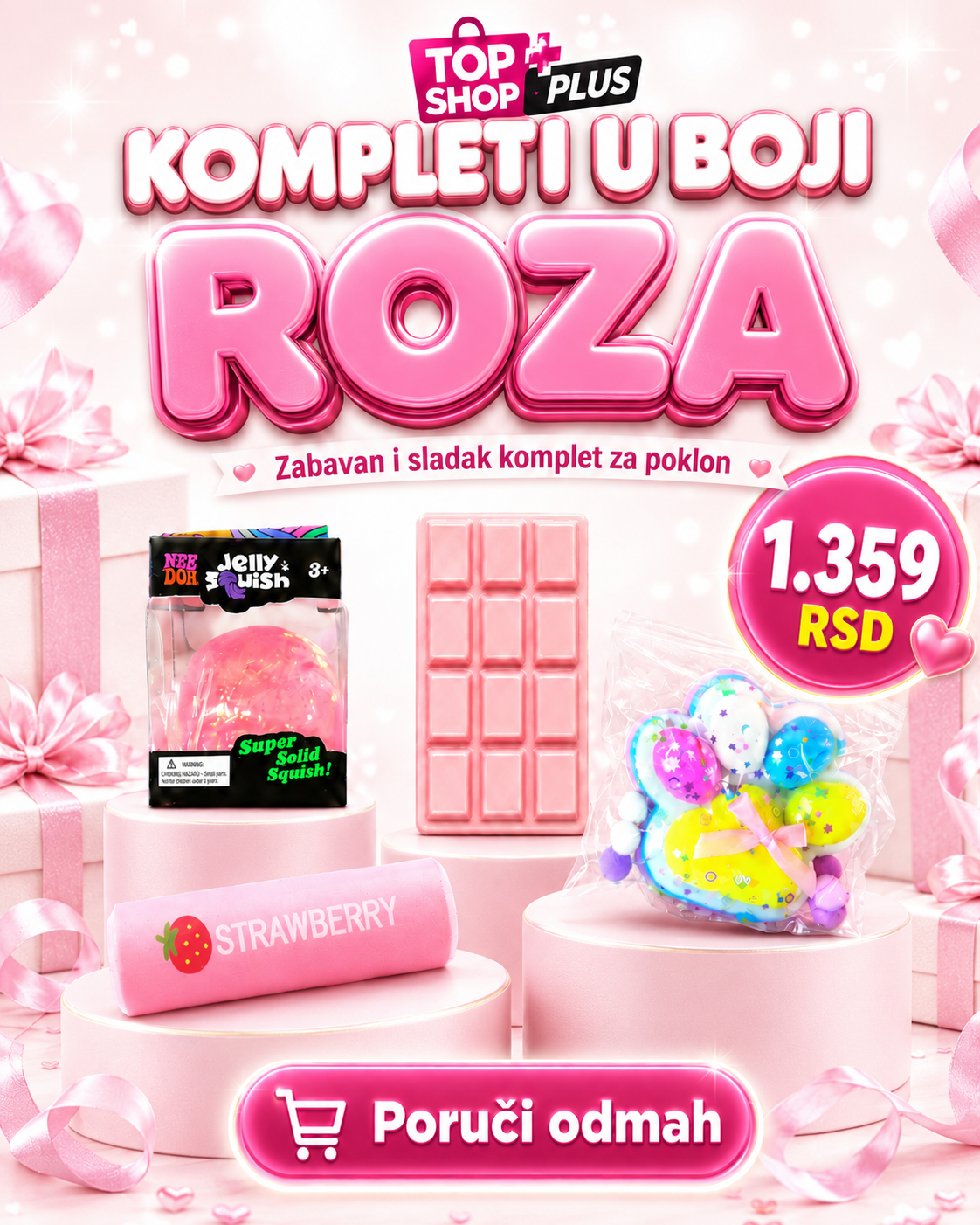 Kompleti u boji – zabavni poklon set | Izaberi svoju boju