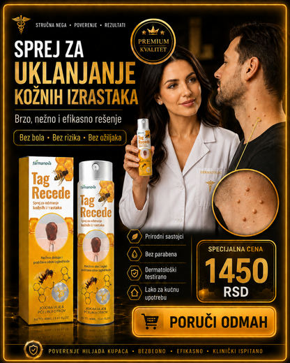 Tag Recede – sprej za uklanjanje bradavica 30 ml
