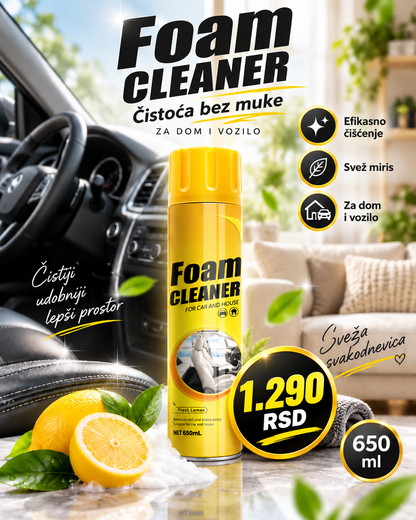 Višenamenska pena 650 ml za čišćenje auta, nameštaja i doma -- PROFESIONALNI PREMIUM -- Foam Cleaner