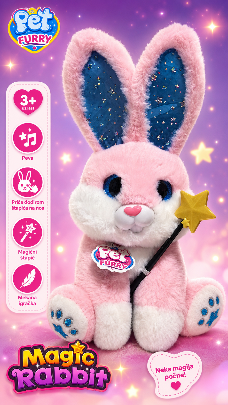Magic Rabbit – interaktivni plišani zeka koji peva i priča
