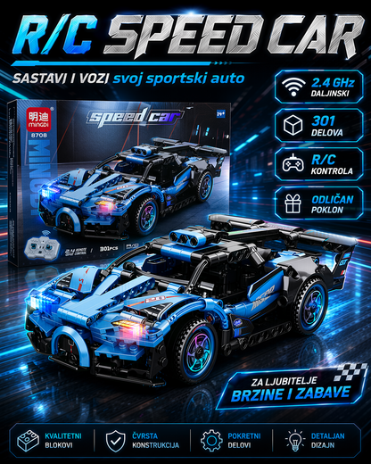 Dubai Building + RC Speed Car 2u1 – veliki kreativni paket