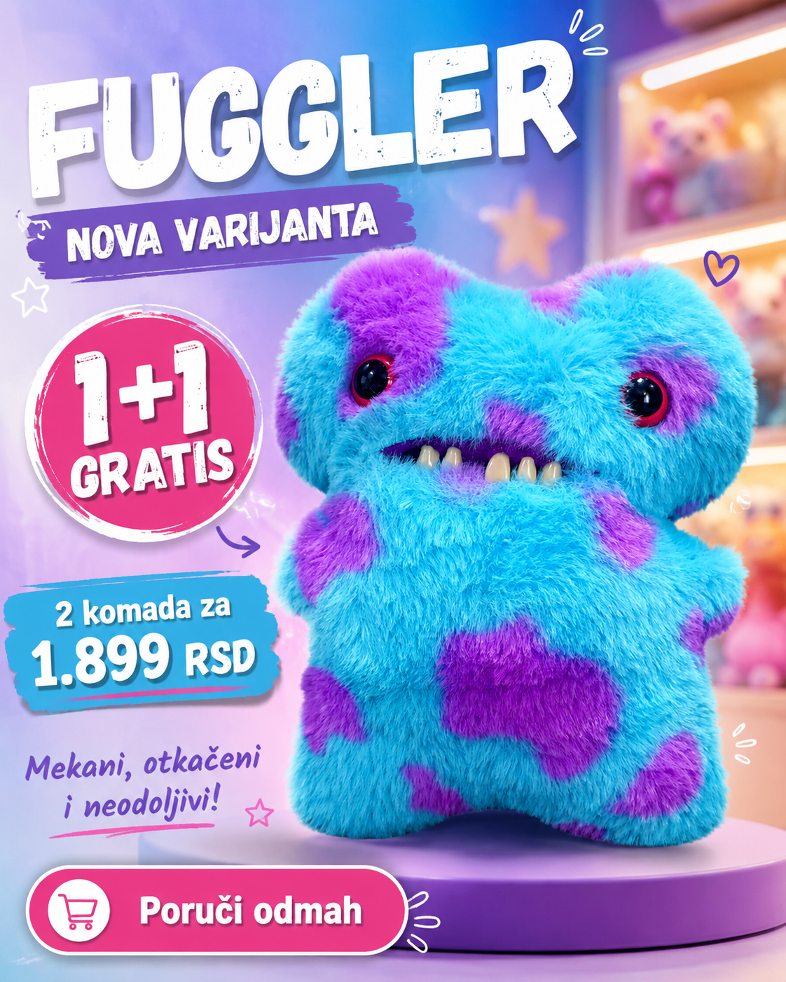 Fuggler 22 cm – 1+1 GRATIS | Izaberi 2 modela