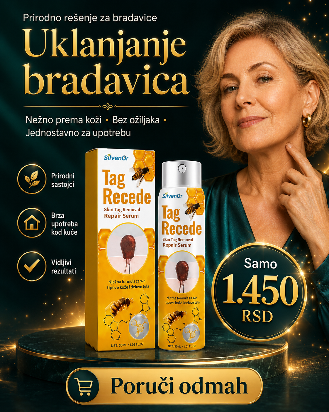Tag Recede – sprej za uklanjanje bradavica 30 ml
