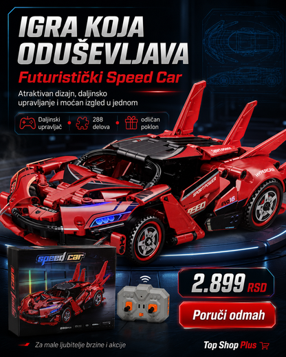 RC Speed Car 2u1 – sastavi autić od kockica i vozi ga | 2.4 GHz