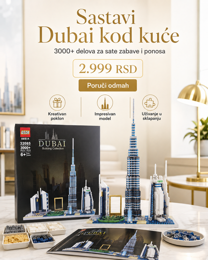 Dubai Building Collection – građevinski set 3000+ delova