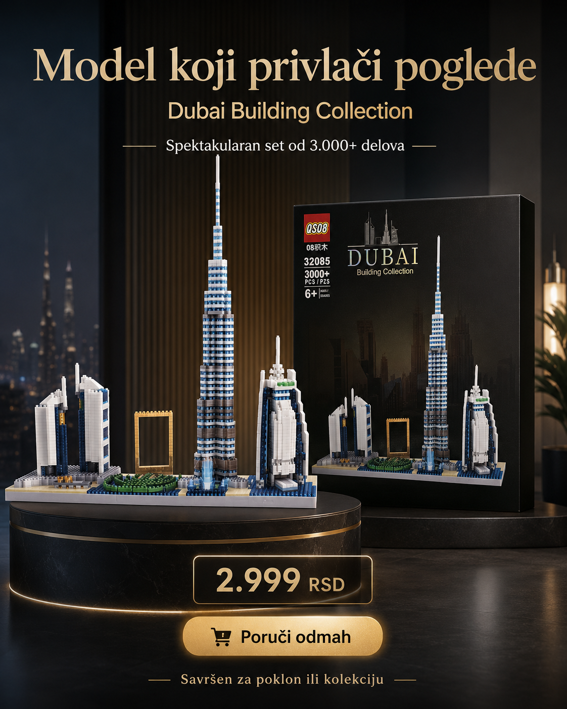 Dubai Building Collection – građevinski set 3000+ delova