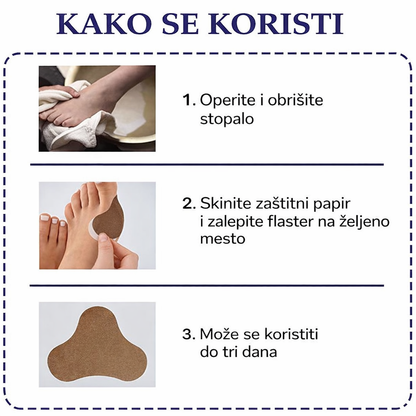 Flaster za čukljeve i bolna stopala 10+10 Gratis