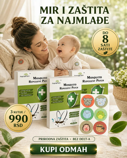 Hanel flasteri protiv komaraca – 3 kutije, ukupno 108 komada