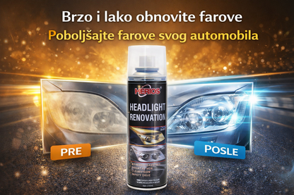 Herios sprej za poliranje i obnovu farova