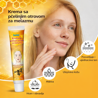 Krema sa pčelinjim otrovom protiv fleka i hiperpigmentacije 1+1 Gratis