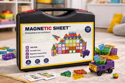 Magnetne Kocke – Kreativni Edukativni Set (100 delova)