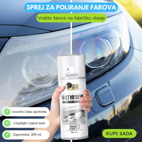Sprej za poliranje farova MANGO