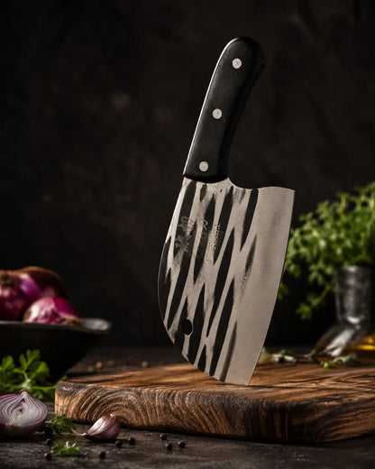 Tradicionalni kovani kuhinjski nož – Chef Chopper za meso i povrće