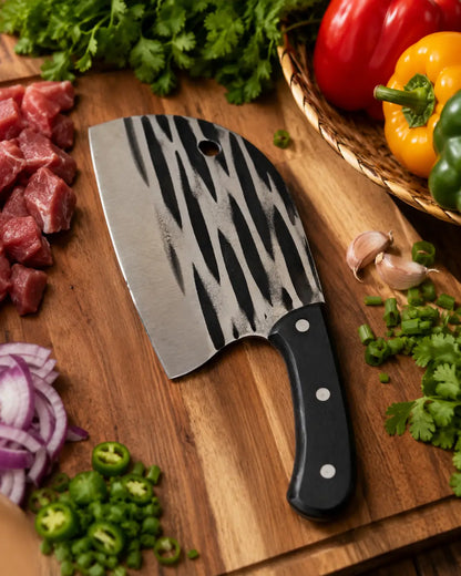 Tradicionalni kovani kuhinjski nož – Chef Chopper za meso i povrće