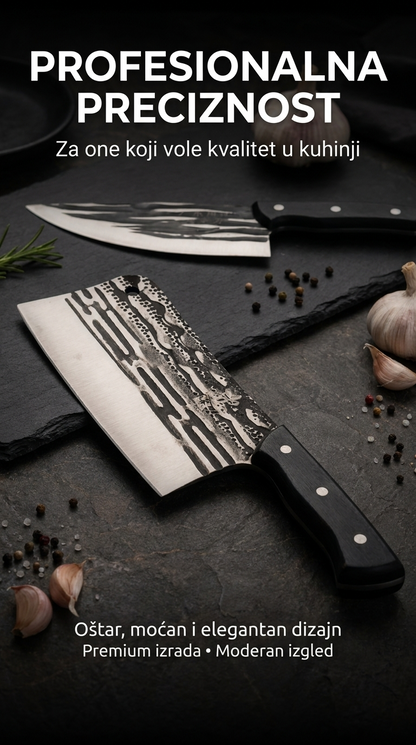 Chef PRO – Kuhinjski nož, satara ili Duo set | Izaberi varijantu