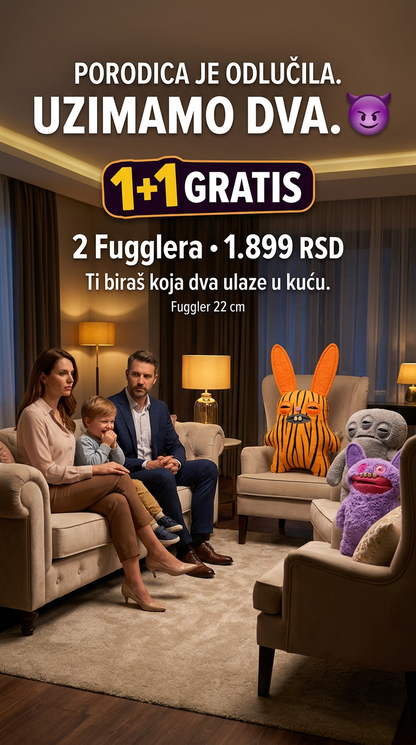 Fuggler 22 cm – 1+1 GRATIS | Izaberi 2 modela