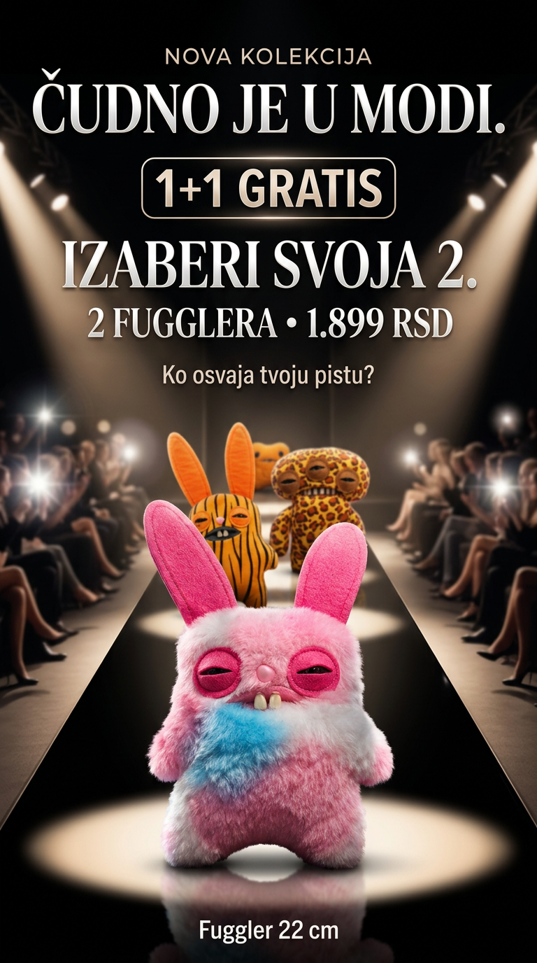 Fuggler 22 cm – 1+1 GRATIS | Izaberi 2 modela