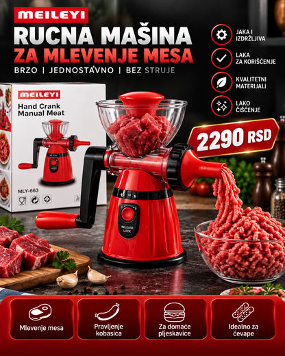 MEILEYI ručna mašina za meso sa pakovanjem