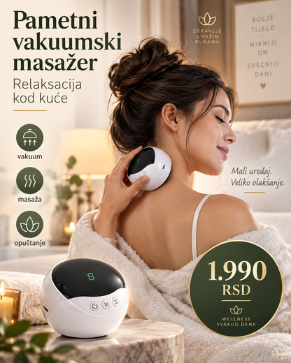 Pametni vakuumski masažer za relaksaciju