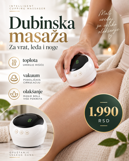 Vakuumski masažer za vrat leđa i noge