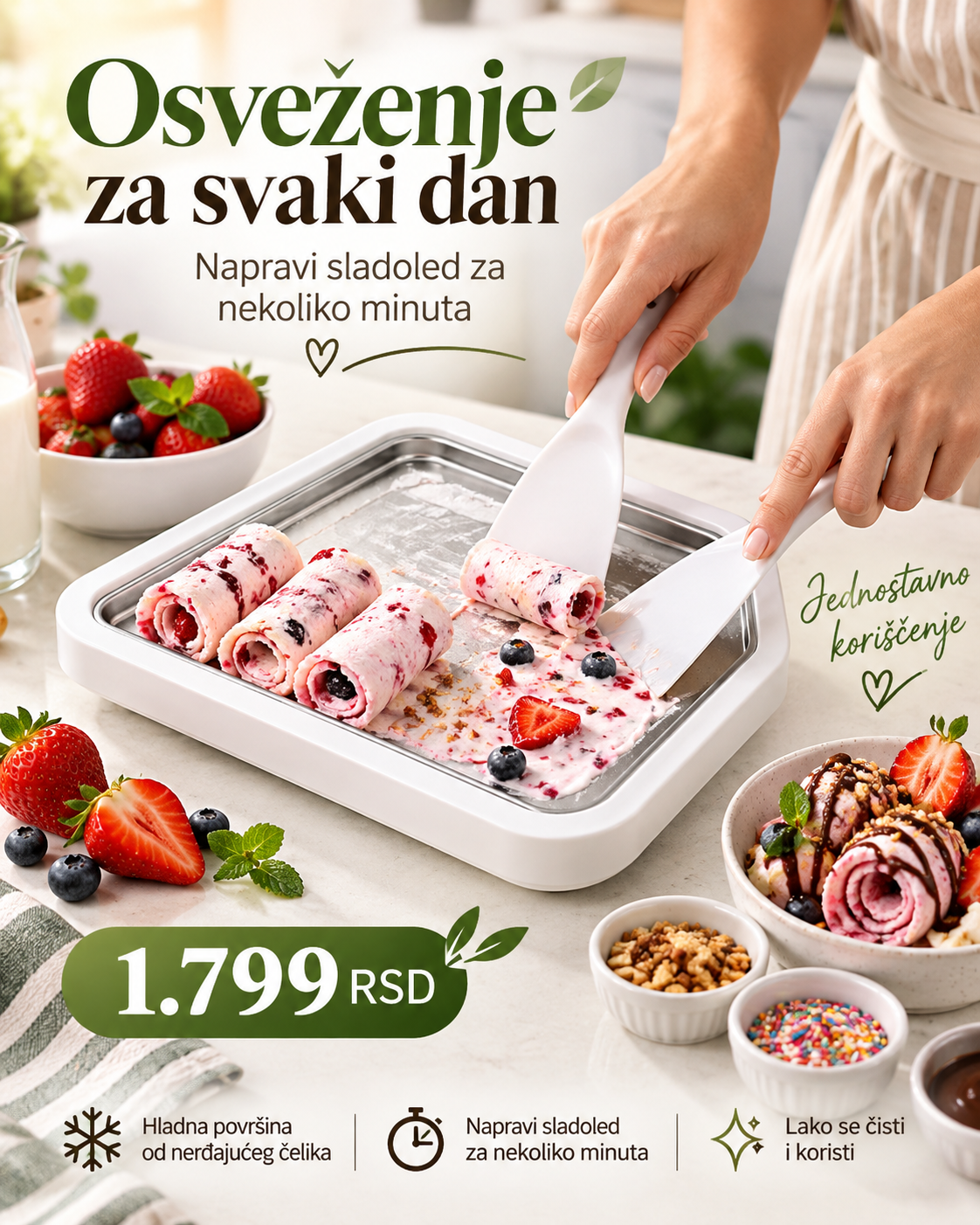 Aparat za rolovani sladoled 1.799 RSD