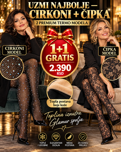 Savršen Par - cirkoni i čipka, dva premium termo modela