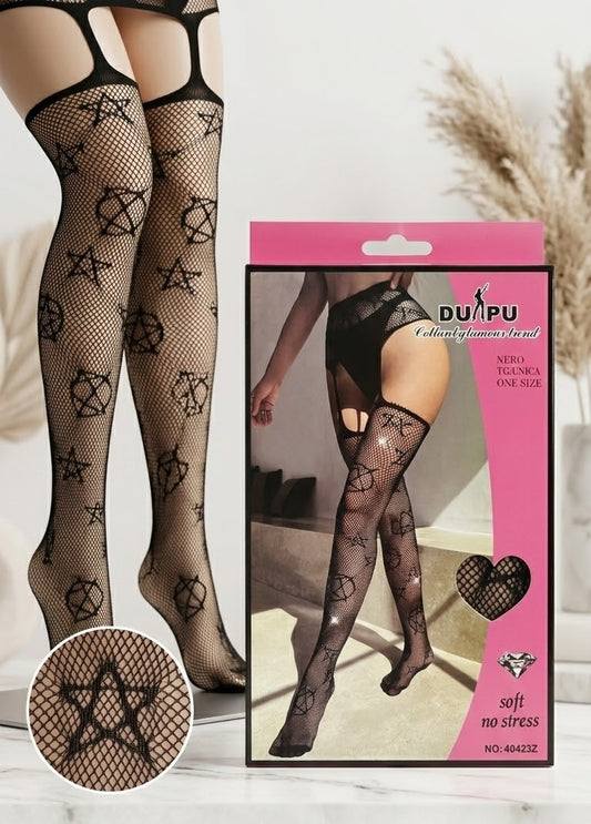 Sexy čarape koje privlače pogled sa zvezdicama 1+1 Gratis